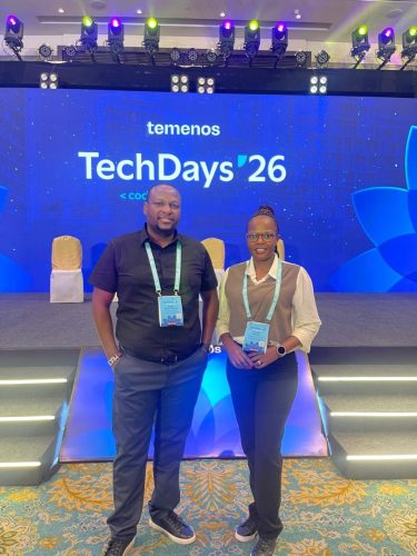 Our team members Angie and Joseph 