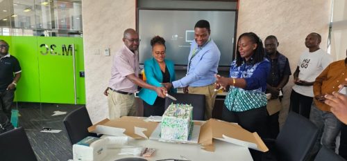 From left: Benard Director Credit KCB, Amelia BD Director NewTech, Derick PM KCB and Juliet C&R Director.